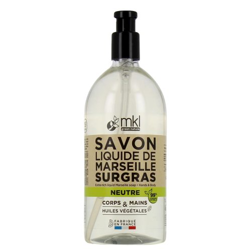 MKL Savon Liquide de Marseille Surgras Neutre 1 Litre