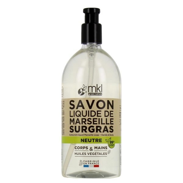 MKL Savon Liquide de Marseille Surgras Neutre 1 Litre