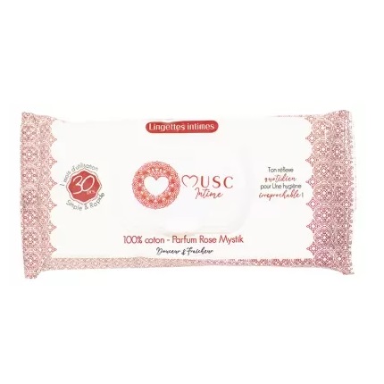 Musc Intime Lingettes Intimes Rose Mystik 30 lingettes