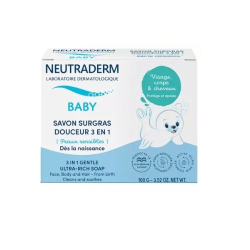 Neutraderm Baby Savon 3en1 Surgras Douceur 100 g