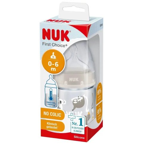 NUK Biberon First Choice Gris 150 ml (0-6 mois)