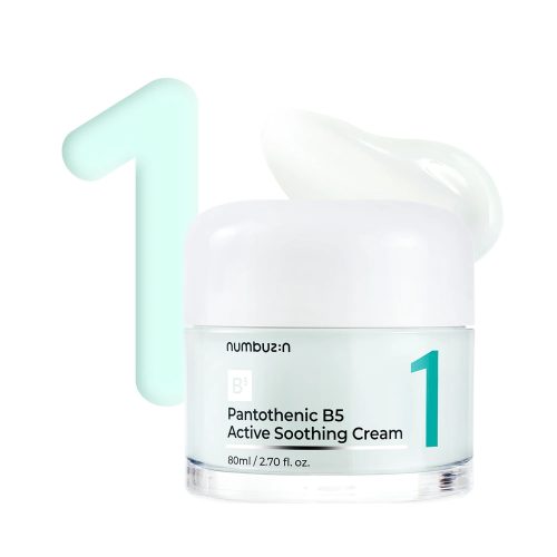 Numbuzin Crème Apaisante Active Pantothénique B5 No.1 Peau Grasse Anti Acné 80 ml