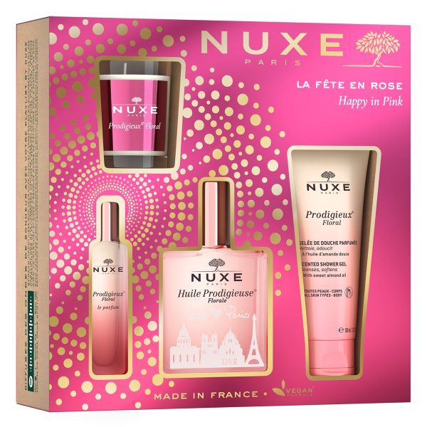 Nuxe Coffret Cadeau La Fête en Rose 3 Pièces