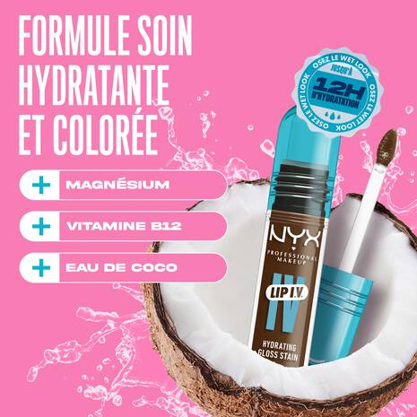 Nyx Encre à Lèvres Soin Hydratant Haute Brillance Lip IV 5 ml