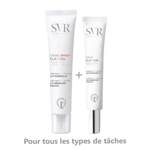 SVR Clairial Duo Anti Taches Sérum 30ml + Crème Spf50+ 40ml