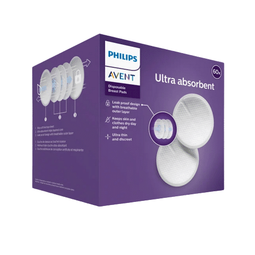 Philips Avent Coussinets d'Allaitement Jetables Jour et Nuit 60 pièces