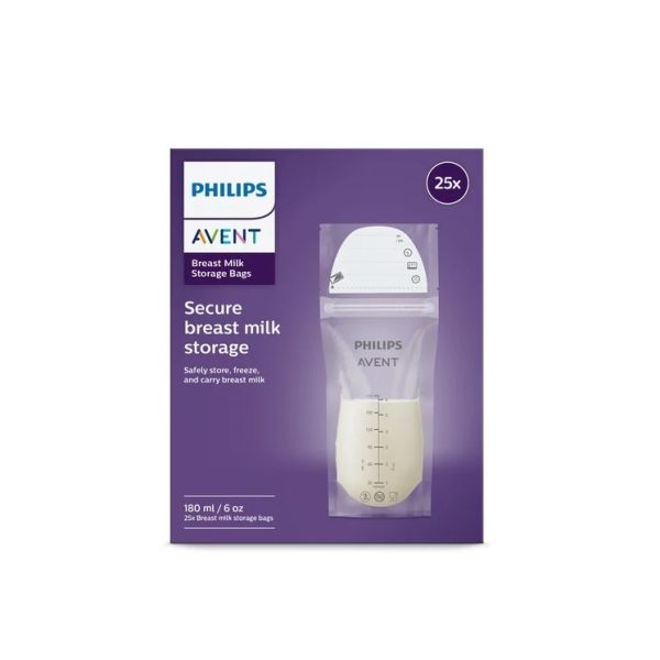 Philips Avent Sachets de Conservation pour le Lait Maternel 25x180ml