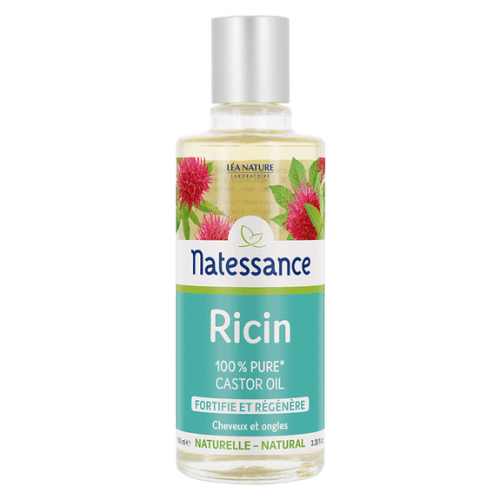 Natessance Huile de Ricin Fortifiante Cheveux Et Ongles 50ml