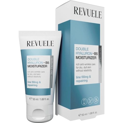 Revuele Double Hyaluron+ B5 Moisturizer Soin Hydratant Visage Anti Déshydratation 50 ml