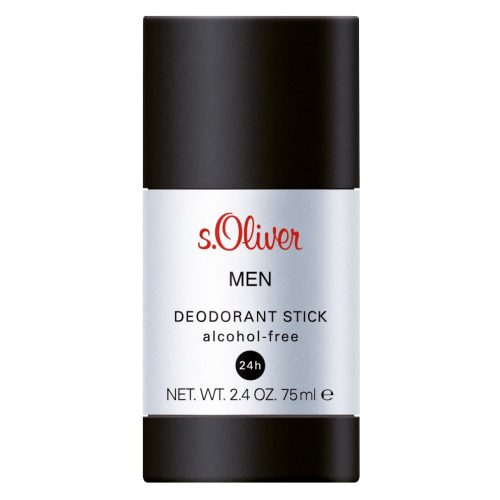 S Oliver Déodorant Format Stick Men sans Alcool Peau Sensible 75 ml