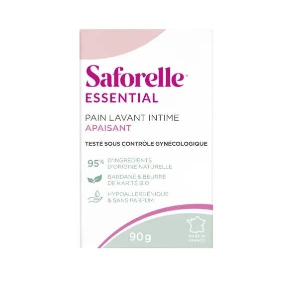 Saforelle Essential Pain Lavant Intime Apaisant 90 g