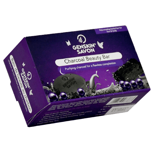 Genskin Savon de Beauté au Charbon de Bois Purifiant 100 g