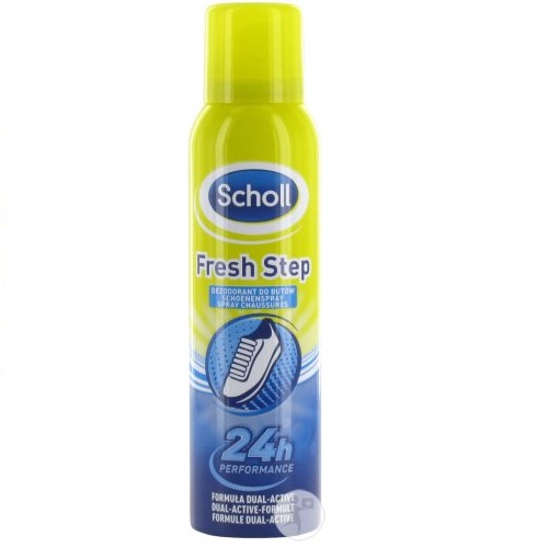 Dr. Scholl Fresh Step Spray Chaussures Performance 24h Formule Dual Active 150ml