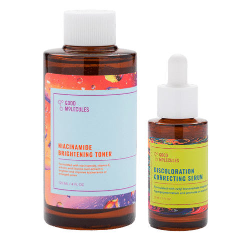 Good Molecules Pack Éclat Anti Tâches Et Boutons (Taches brunes Cicatrices d'acné Mélasma Pores dilatés)