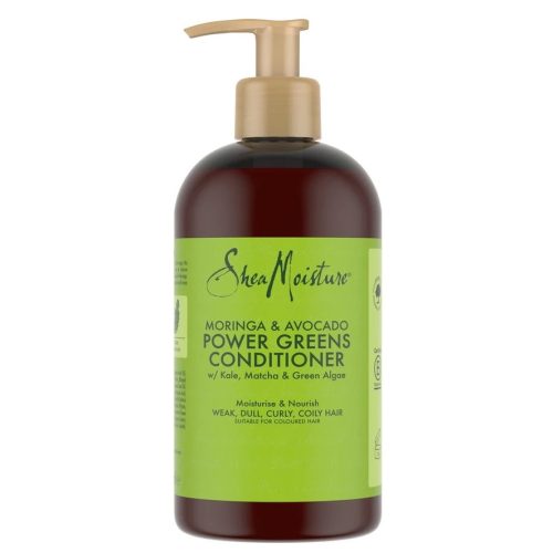Shea Moisture Après Shampoing Moringa & Avocado Power Greens Hydratant Nourrisant 384 ml