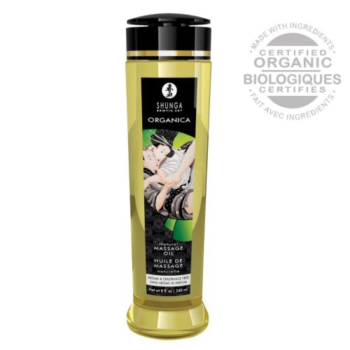 Shunga Huile de Massage Organique Sans Parfum 240ml