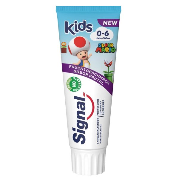 Signal Dentifrice Enfant 0 à 6 ans Saveurs Fruits Kinder 75 ml