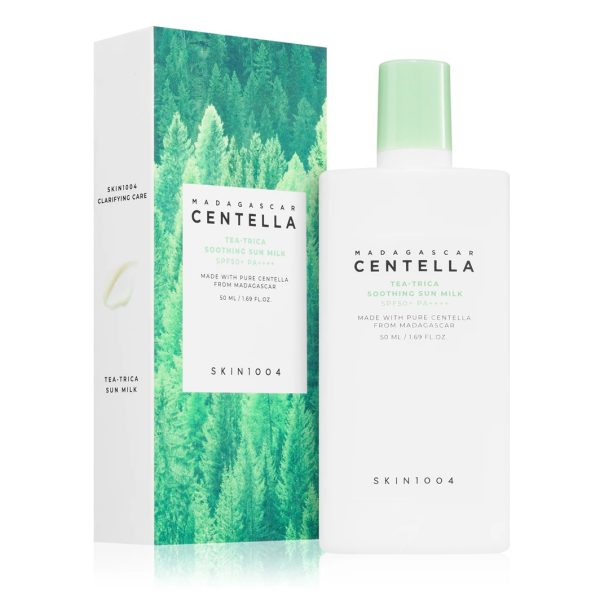 Skin1004 Lait Solaire Extra Léger Spf50 Madagascar Centella Tea Trica 50 ml