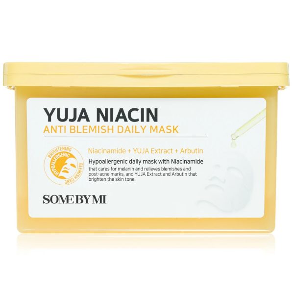 Some By Mi Yuja Masque Quotidien Anti Imperfections à la Niacine 30 pièces