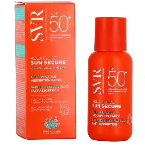 SVR Protection Solaire Aqua Fluide Sun Secure SPF50+ 50ml