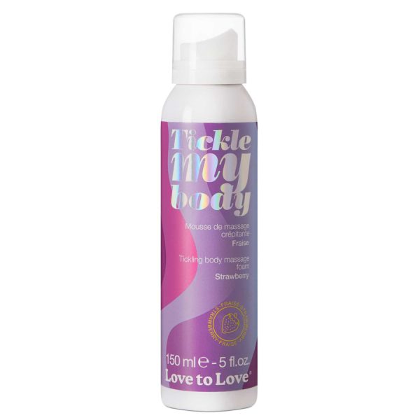 Tickle My Body Mousse de Massage Crépitante Fraise