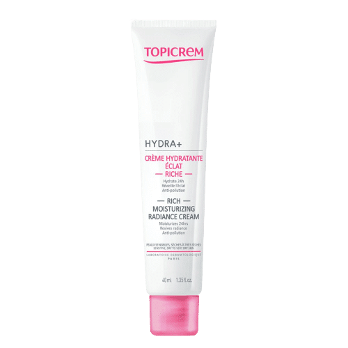 Topicrem HYDRA+ Crème Riche Hydratante Éclat Peau Sèche 40 ml