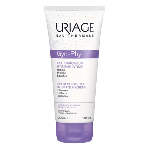 Uriage GYN-PHY Gel Fraîcheur Hygiène Intime Muqueuses Sensibles 200 ml