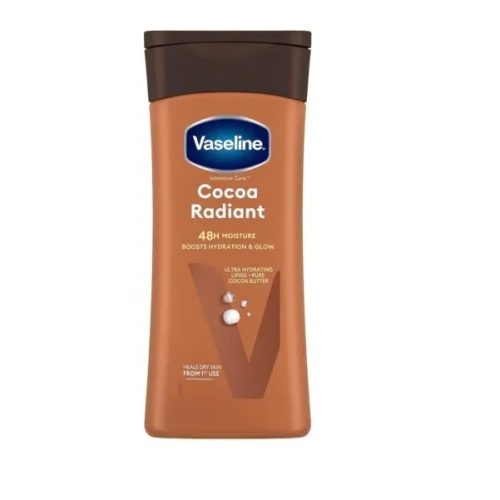 Vaseline Cocoa Radiant Lait Hydratant Corps au Beurre de Cacao 400ML