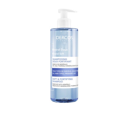 Vichy Dercos Minéral Doux Shampooing Doux Fortifiant 400ml