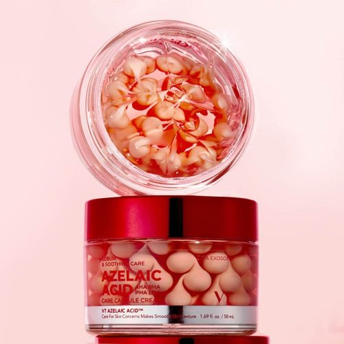VT Crème Capsules à l'Acide Azélaïque Anti-Taches Anti-Imperfections Anti Pores Dilatés Lissante Sébo-Régulatrice 50 ml