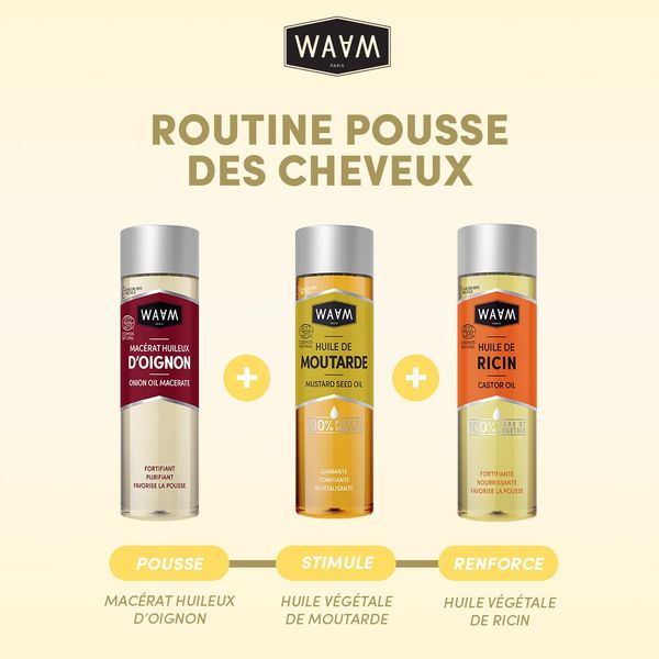 Waam Trio Huiles Spéciales Pousse des Cheveux